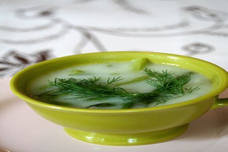 Ciorba de fasole verde cu smantana